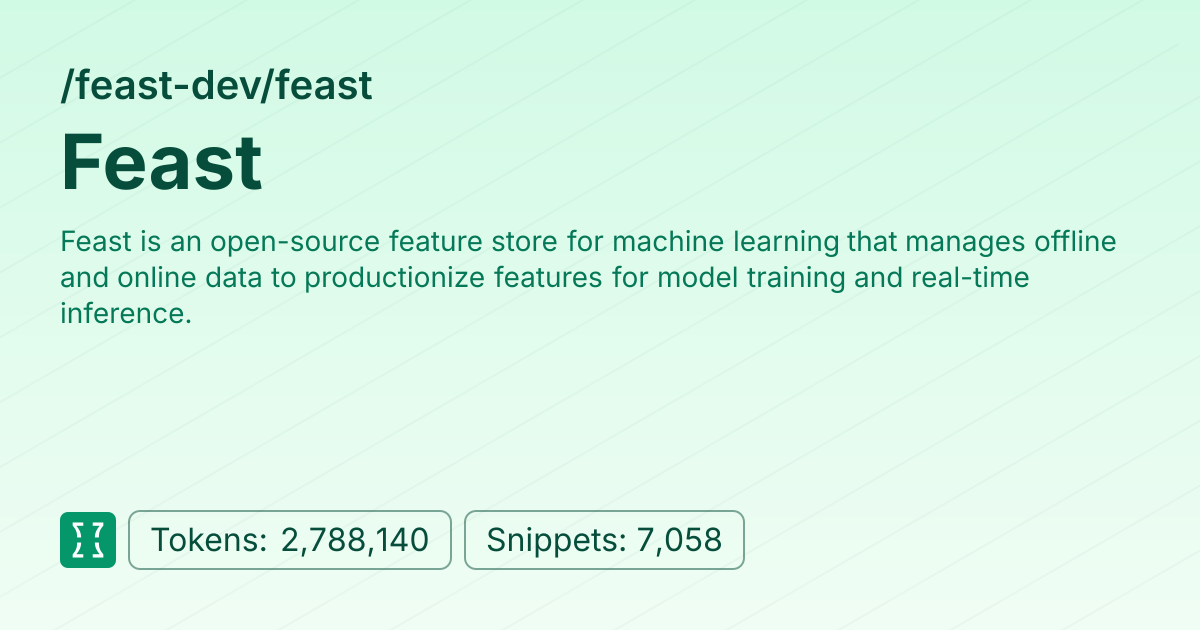 Admin - feast-dev/feast | Context7 | Context7