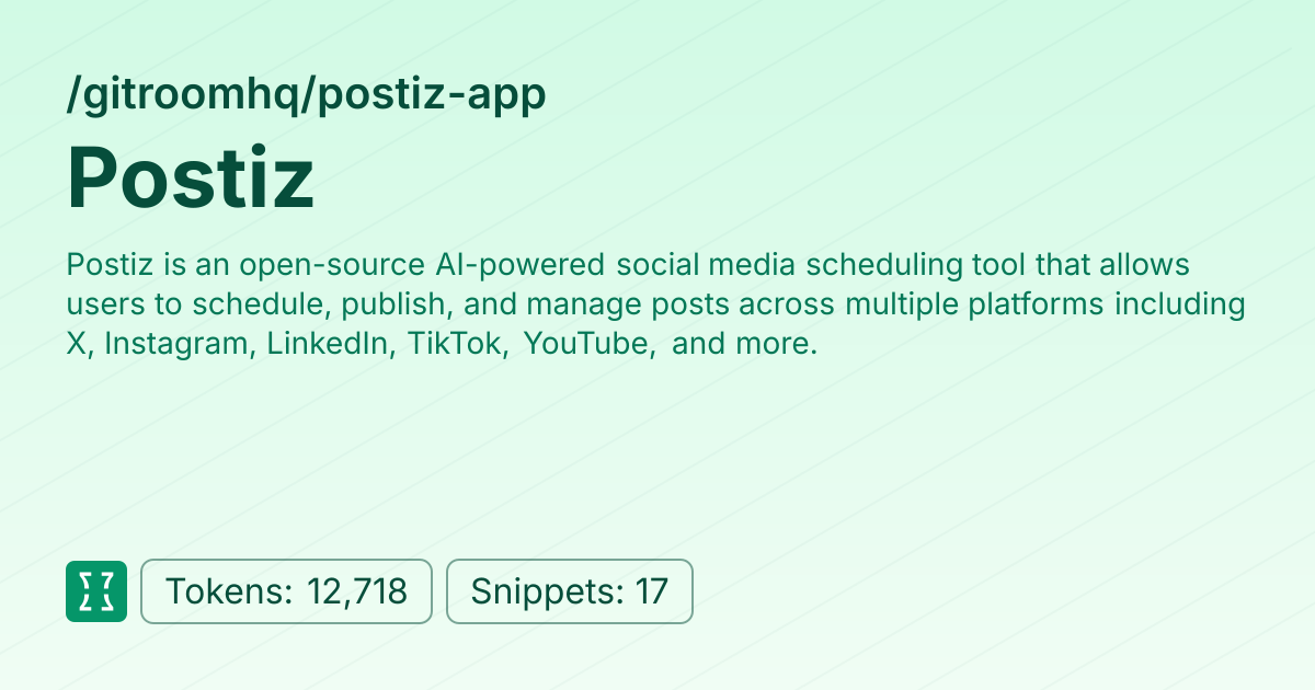 Admin - gitroomhq/postiz-app | Context7 | Context7