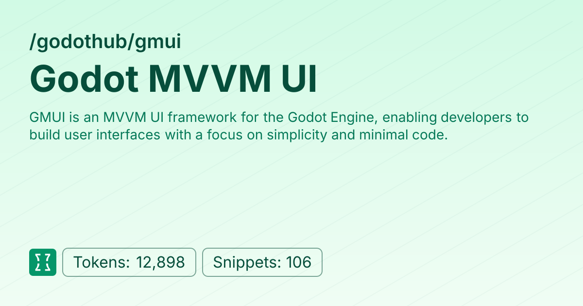 Admin - godothub/gmui | Context7 | Context7