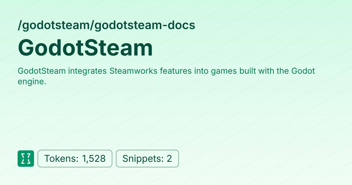 Admin - godotsteam/godotsteam-docs | Context7 | Context7