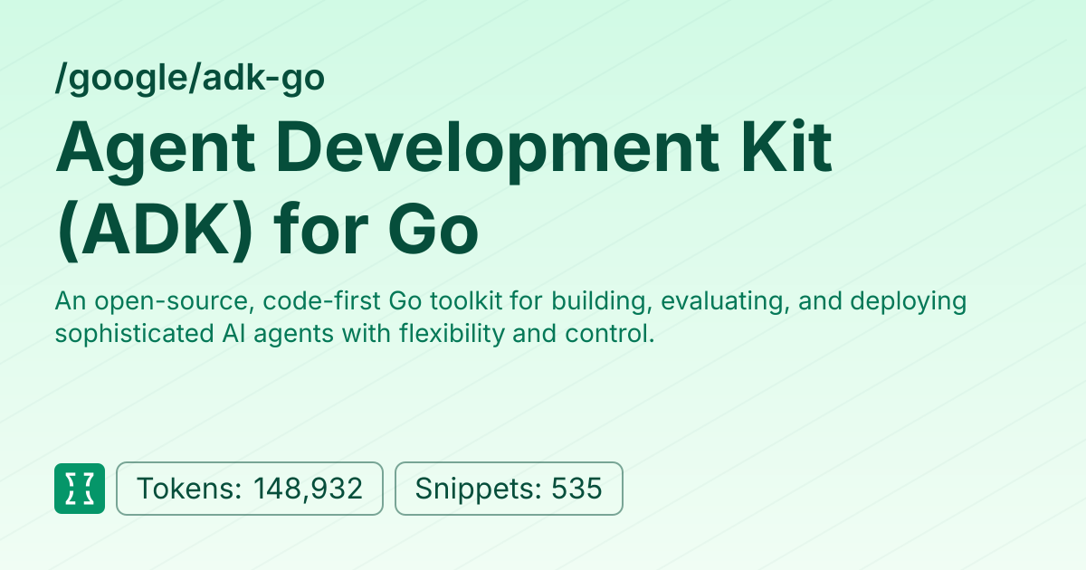 Admin - google/adk-go | Context7 | Context7