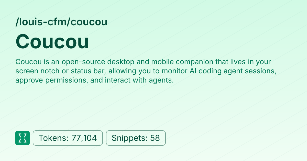 Coucou (louis-cfm/coucou) | Context7