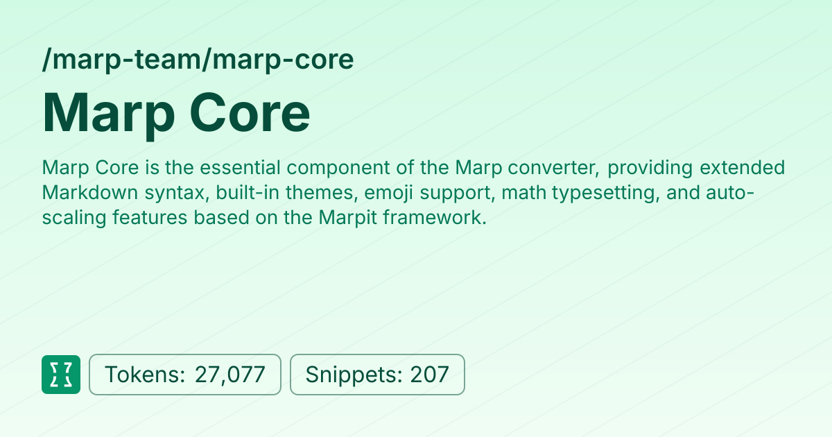 Admin - marp-team/marp-core | Context7 | Context7