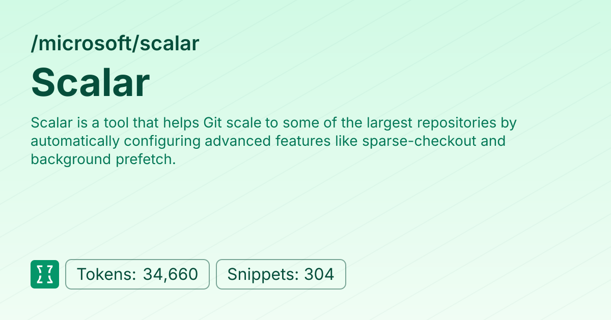 Admin - microsoft/scalar | Context7 | Context7