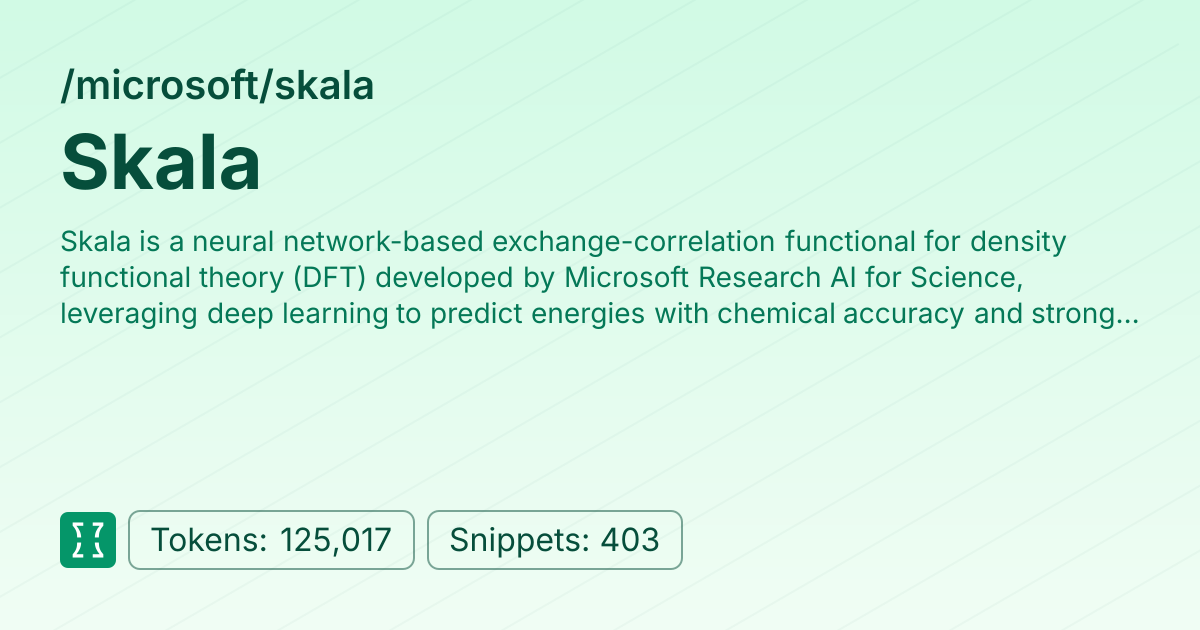 Admin - microsoft/skala | Context7 | Context7