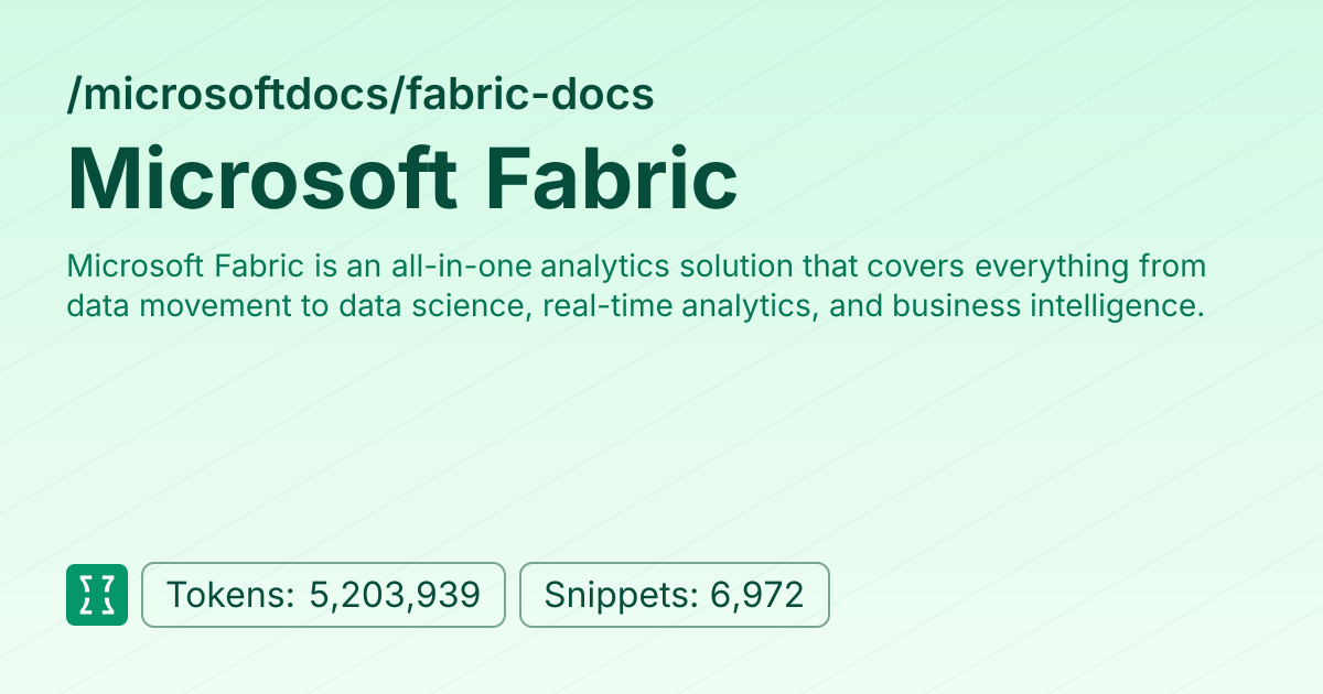 Admin - microsoftdocs/fabric-docs | Context7 | Context7