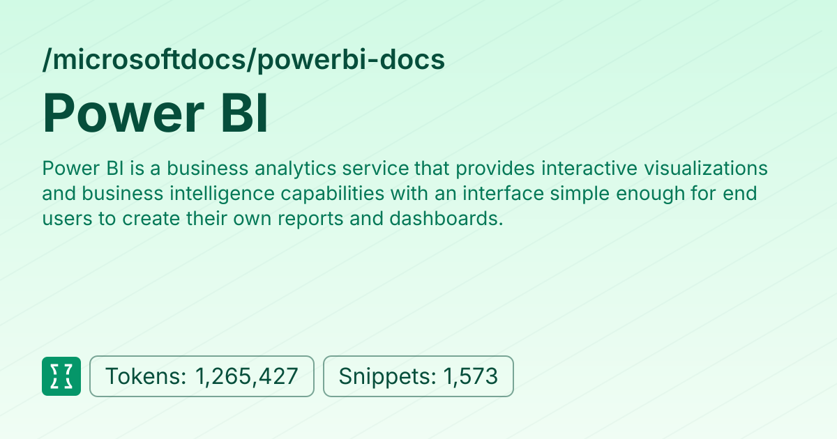 Admin - microsoftdocs/powerbi-docs | Context7 | Context7