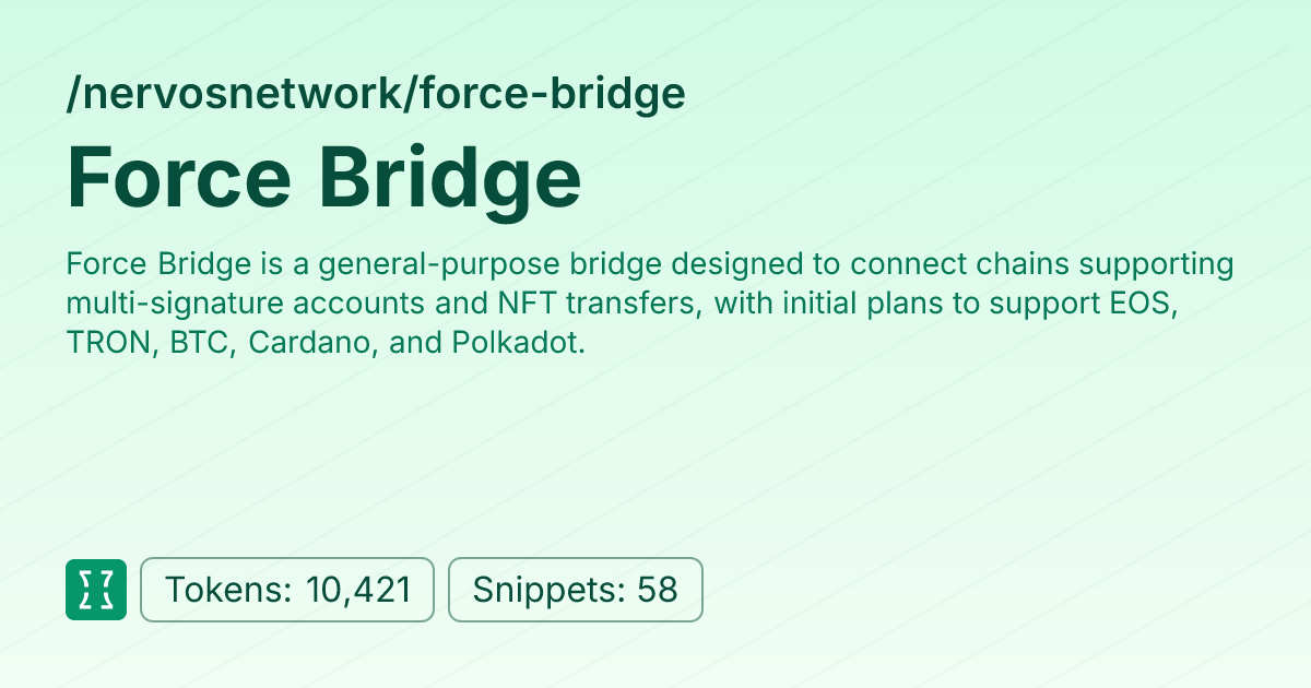 Force Bridge