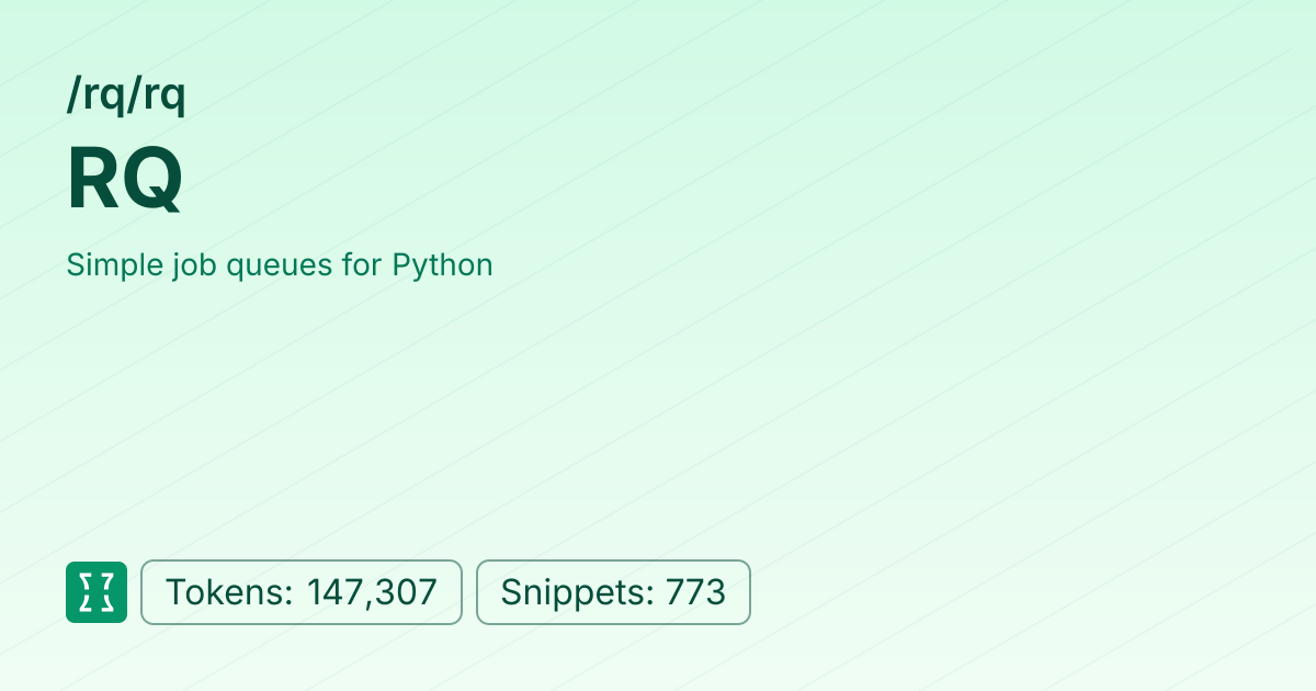 Admin - rq/rq | Context7 | Context7