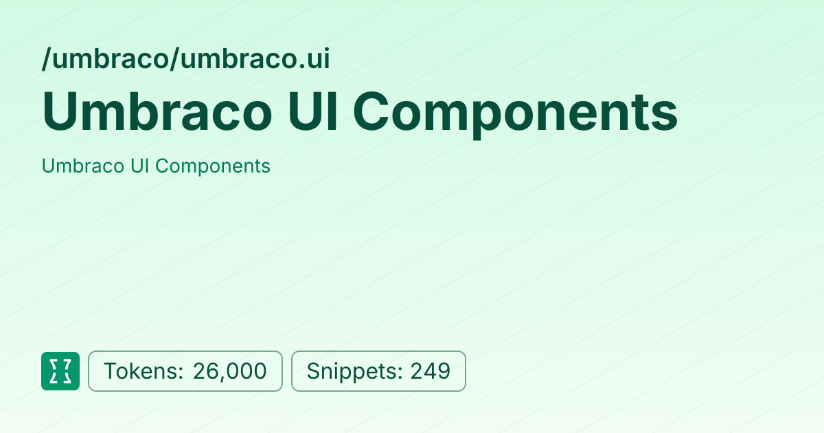 Admin - umbraco/umbraco.ui | Context7 | Context7