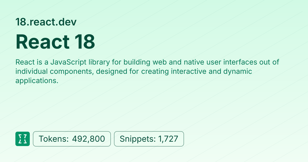 Admin - websites/18_react_dev | Context7 | Context7