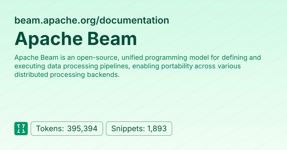 Admin - websites/beam_apache | Context7 | Context7