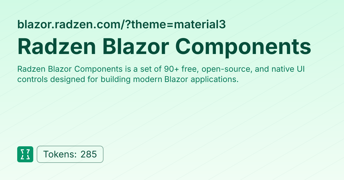 Admin - websites/blazor_radzen | Context7 | Context7
