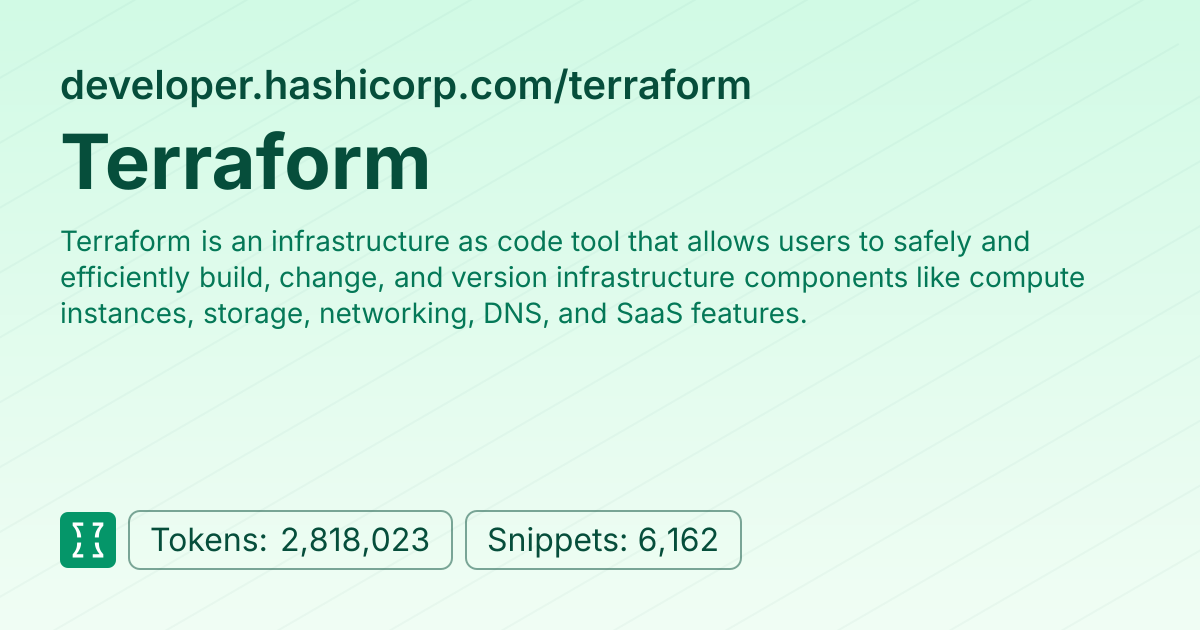 Admin - websites/developer_hashicorp_terraform | Context7 | Context7