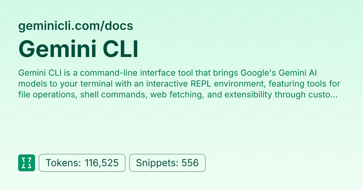 Admin - websites/geminicli | Context7 | Context7