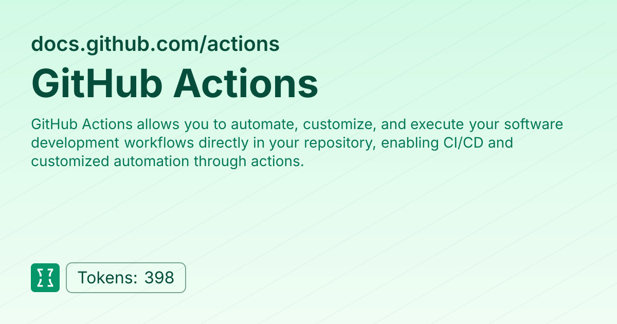 Admin - websites/github_actions | Context7 | Context7