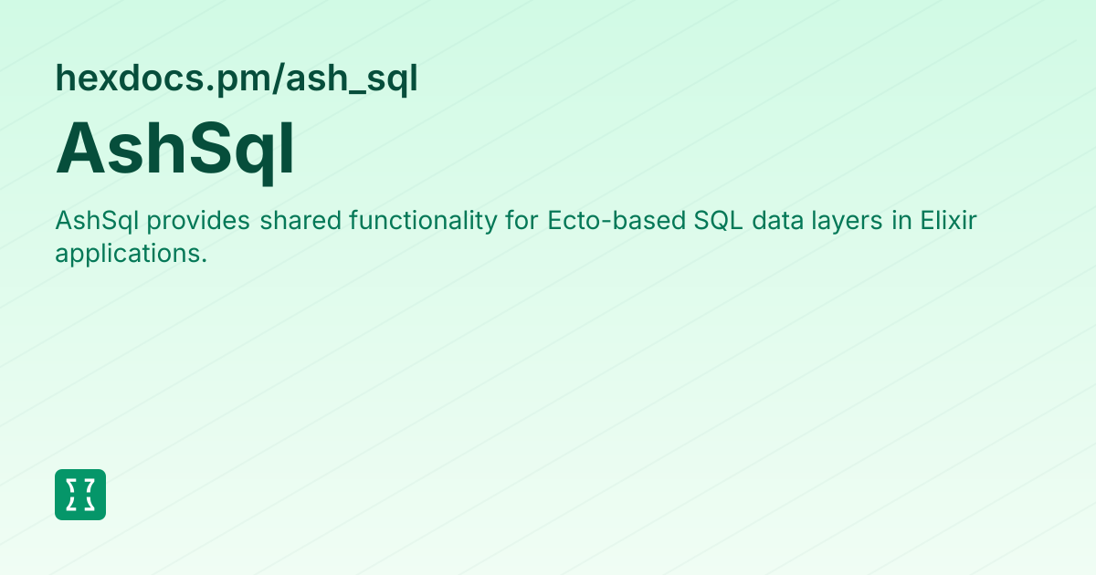 Admin - websites/hexdocs_pm_ash_sql | Context7 | Context7