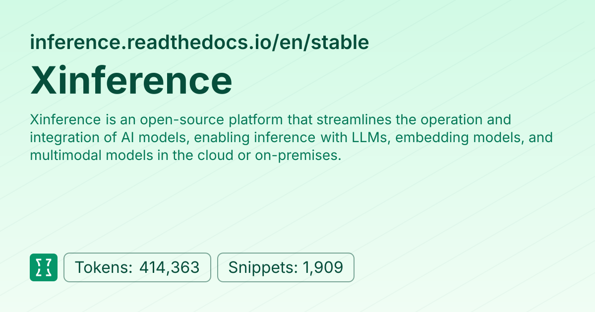 Admin - websites/inference_readthedocs_io_en_stable | Context7 | Context7
