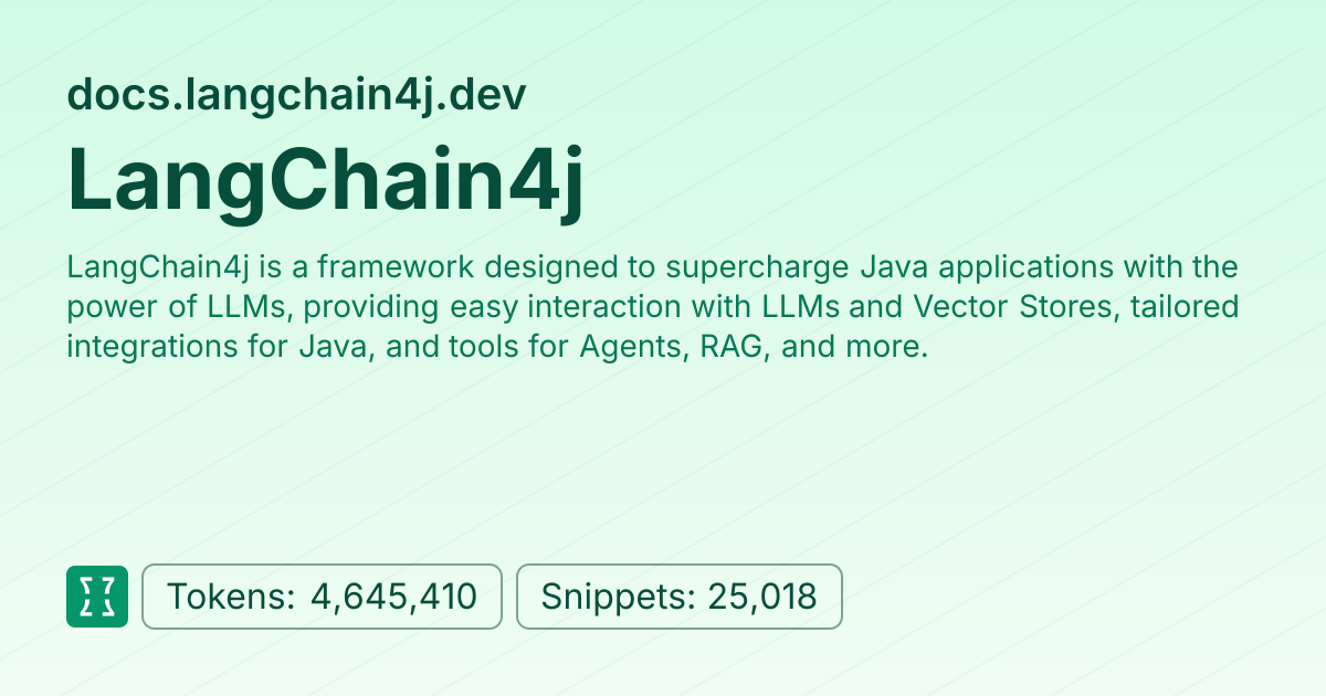Admin - websites/langchain4j_dev | Context7 | Context7