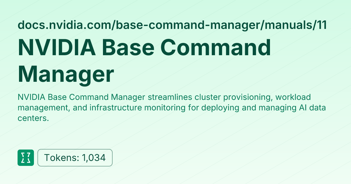 Admin - websites/nvidia_base-command-manager_manuals_11 | Context7 ...