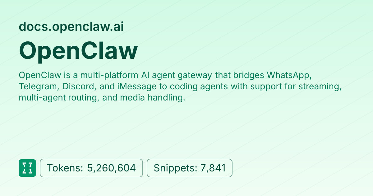 Admin - websites/openclaw_ai | Context7 | Context7