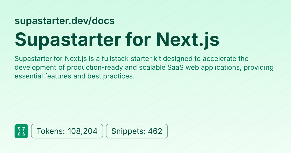 Admin - websites/supastarter_dev | Context7 | Context7