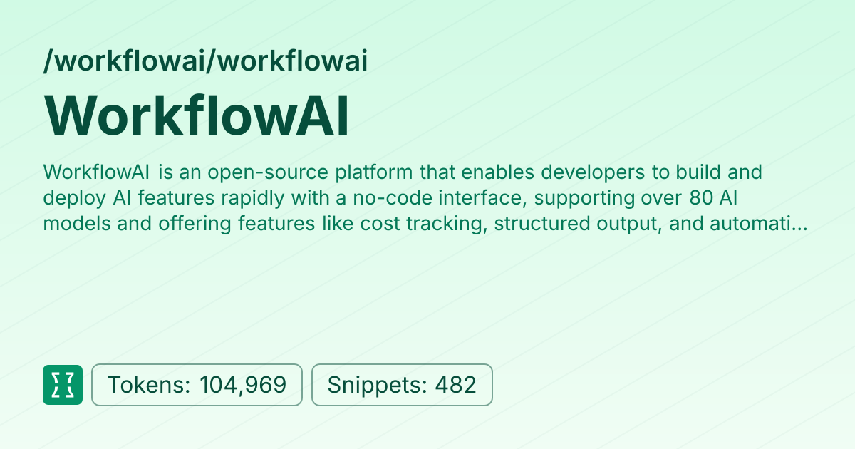 Admin - workflowai/workflowai | Context7 | Context7