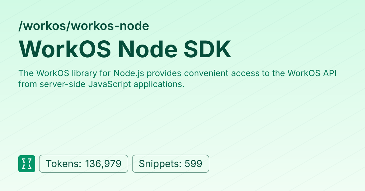 Admin - workos/workos-node | Context7 | Context7