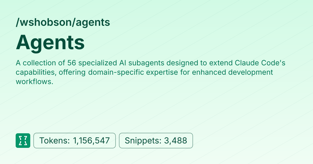 Admin - wshobson/agents | Context7 | Context7